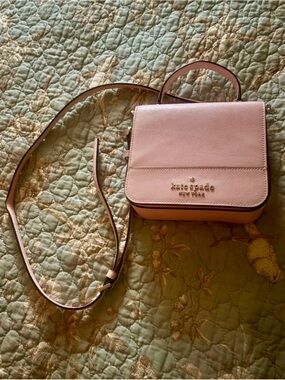 Kate Spade Staci Small Square Crossbody Purse, Light Pink